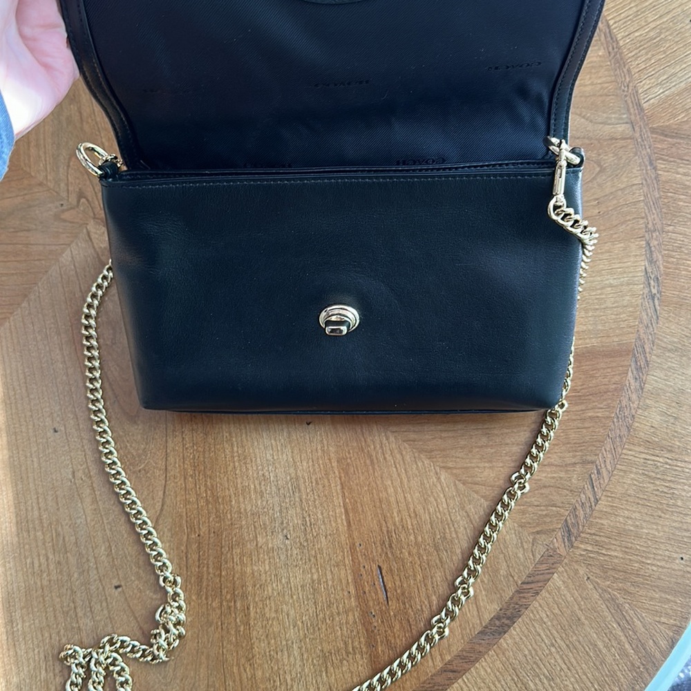 Coach Smooth Leather “Crosstown” Crossbody Bag/Clutch… Gem